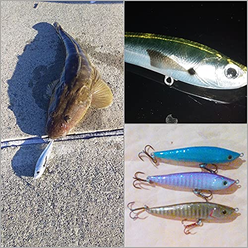 10 Blank Unpainted Minnow Crankbait Topwater Lipless Jerkbait Fishing Lures V3 - color: UPM708P10