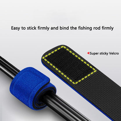 4 Sets Fishing Rod Tip Cover Sleeves with Pole Strap Sleeves Protector Case Fastening Strap Fastener Covers Rod Covers Sleeve Tip Protectors for Fishing