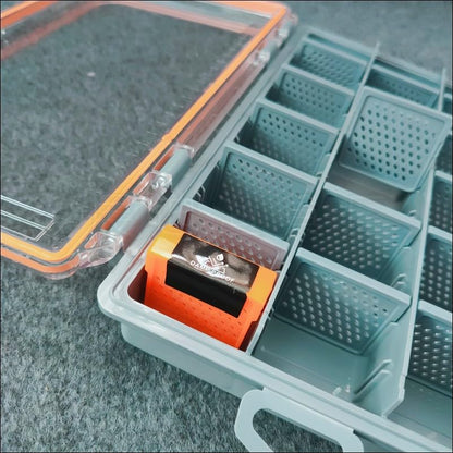 Waterproof Fishing Tackle Box,Lure Box and Terminal Tackle Storage,3600 and 3700 Tackle Trays, Tackle Organization with Removable Dividers (3600-Medium Size) - size: 3600-Medium Size