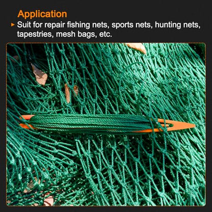 PATIKIL Netting Needle Shuttles, Pack Plastic Fishing Net Repair Line Kit Mending Tools - color: Orange, size: 180x14x4mm