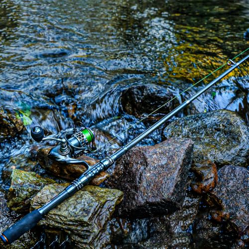 Sougayilang Telescopic Fishing Rod Reel Combos with Carbon Fiber Fishing Pole Spinning Reels and Fishing Accessories - color: Only Fishing Rod and Reel, size: 7.87 Ft Rod + XY 3000 Reel