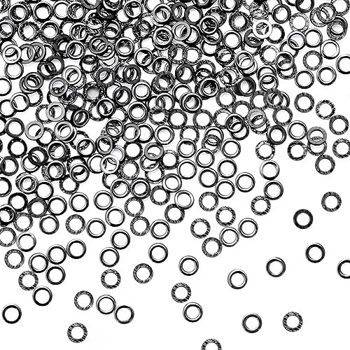 Pndeyo Fly Fishing Tippet Rings, Solid Tippet Connectors, Stainless Steel Freshwater Fishing Line Leaders - size: 100pcs 2mm