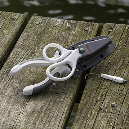 Smith’s Lawaia 51255 Pliers - Scissors Fishing Combo - Pliers - Scissors - Sheath - Removable Belt Clip - Durable Stainless Steel - Fishing Tool Kit - Gift