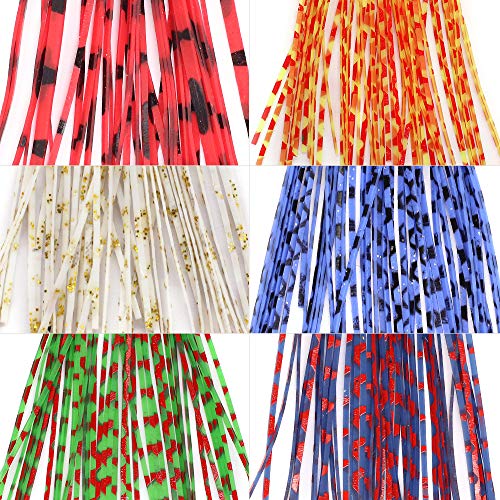 Fly-Tying-Materials-Rubber-Legs-Silicone-Rubber-Skirt 12-24 Colors Fly Tying Supplies - color: 12 Colors kit