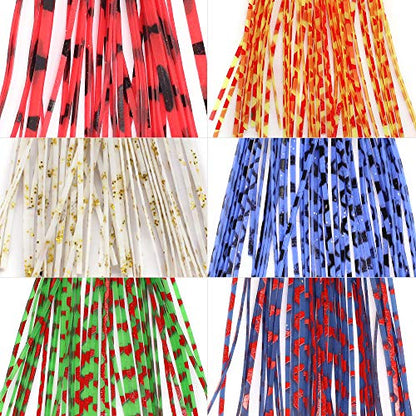 Fly-Tying-Materials-Rubber-Legs-Silicone-Rubber-Skirt 12-24 Colors Fly Tying Supplies - color: 12 Colors kit
