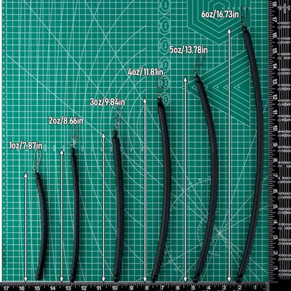 Dr.Fish 6 Pack Dragging Weights for Catfishing, Drifting Weight Freshwater Fishing Sinkers Bottom Search Slip Stick Trolling Catfish Tackle Gear - size: 1oz-6 Pack