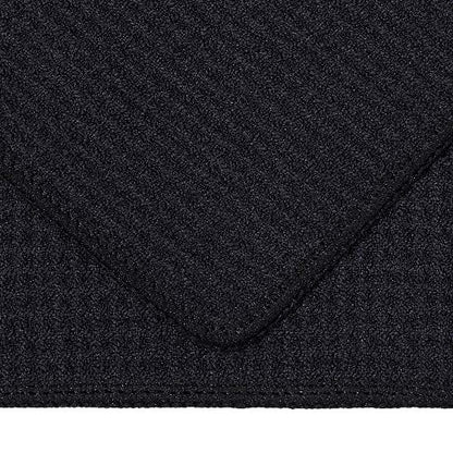 Mile High Life | Pro Tour Caddy Towel | 17" x 40" with 8" Center Slit | Premium Microfiber Waffle Texture - color: Black, size: 17" x 40"
