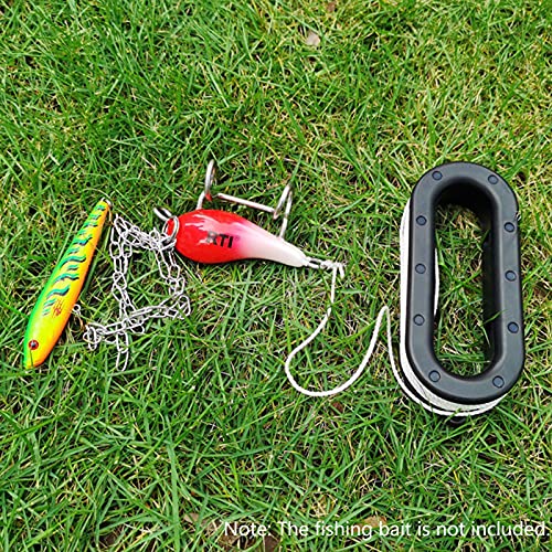 Lure Retriever, Fishing Lure Retriever Bait Saver Retriever Kit Fishing Tackle for Crankbait Spinner Spoon Lures, Red