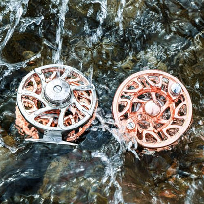 Sougayilang Fly Fishing Reel, CNC-Machined Aluminum Alloy, 5/6 Weight, Lightweight Trout Reel