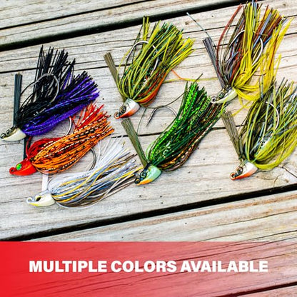 6th Sense – Divine Swim Jig – Bass Fishing – Dock Skipping Swim Jig – Keel-Weighted Belly – Cover Deflecting Design - color: Dark Water Gill, size: 1/2oz.