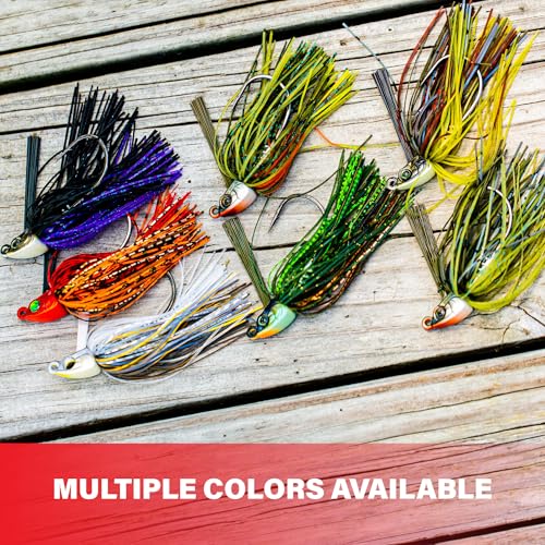 6th Sense – Divine Swim Jig – Bass Fishing – Dock Skipping Swim Jig – Keel-Weighted Belly – Cover Deflecting Design - color: Dark Water Gill, size: 3/8oz.