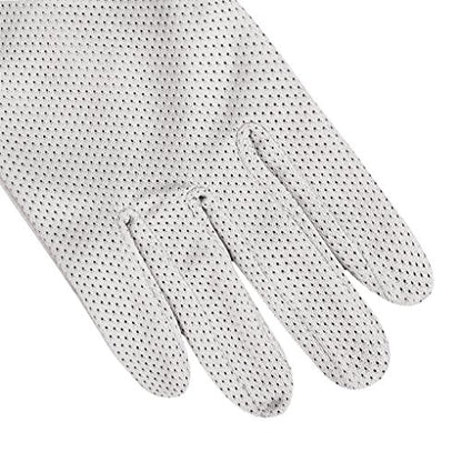 JIAHG Women Men's Driving Gloves Summer UV Sun Glove Non Slip Touchscreen Cotton Gloves Outdoor Sunblock Mittens for Cycling - color: Mesh-gray full finger