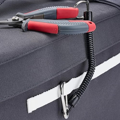 Plano Weekend Softside 3500 Tackle Bag, Cutting-Edge Fishing Tackle Bag, Molded Waterproof Base, Spacious Storage, Die Cut Tool Sleeves, Daisy Chain Attachment Points - color: Slate, style: 3500 Softsider Tackle Bag