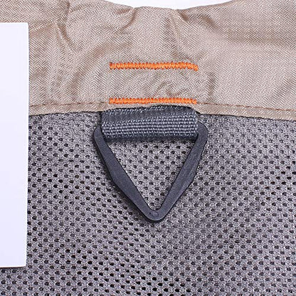 Raprance Fly Fishing Vest Backpack - Adjustable Lightweight and Quick-Dry, with 17 Pocketsfor Trout Bass Saltwate - color: Fv01-khaki