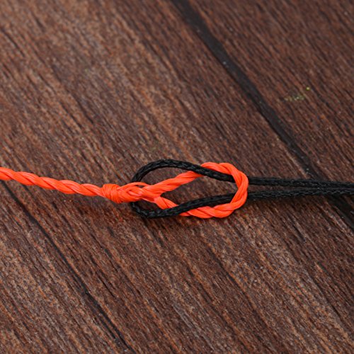 Maxcatch Tenkara Tapered Fly Fishing Line Braided Furled Line 11/12/13ft - color: Tenkara Line Orange/Black, size: 11ft