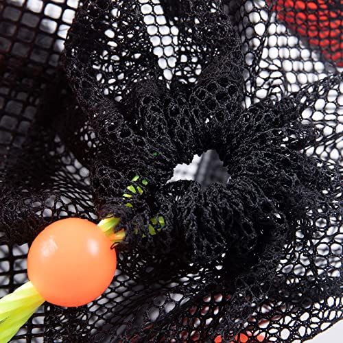 Z&W 5 Gallon Collapsible Floating Fishing Net Live Bait Bucket/Fishing Basket/Chum Bag, Trap for Keeping Minnows, Shrimp, Leaches and Other Baits