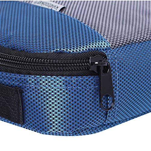 Kylebooker Soft Plastic Bait Storage Binders Organizer Saltwater Fishing Lure Leader Wallet Tackle Binder Bag - color: Blue
