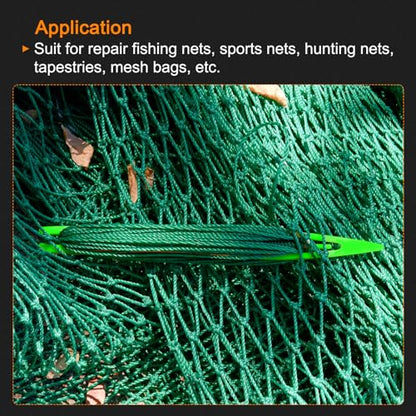 PATIKIL Netting Needle Shuttles, Pack Plastic Fishing Net Repair Line Kit Mending Tools - color: Green, size: 215x17x4.3mm