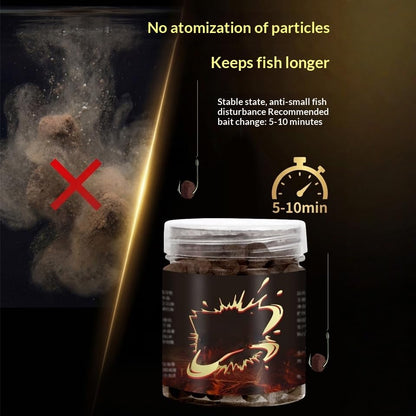 2pcs Ready-to-Use Floating Fishing Pellets, 60g High-Attract Freshwater Feed Lures, Non-Dissolving Scented Floating Dough Baits for Finicky Carp, Catfish, Tilapia