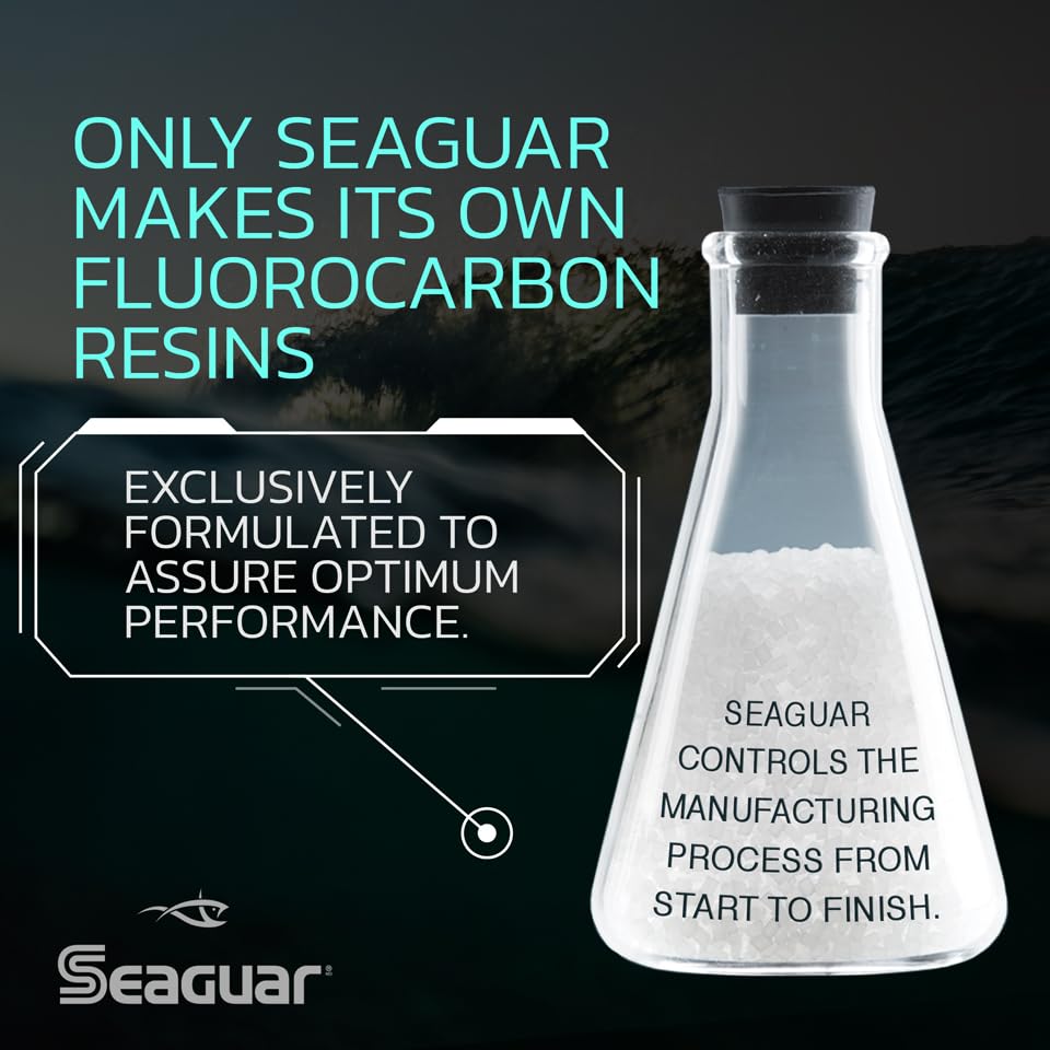 Seaguar Basix Freshwater Mainline, 100% Fluorocarbon Fishing Line, Multiple Sizes - size: 10lbs/200yds