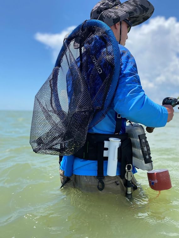 Wade Fishing Belt - Wading Belt Combo Deal Fishing Belt - Whitley Classic EVO, Stringer, Boga Float, Rod Holder, Wade Belt Pouch