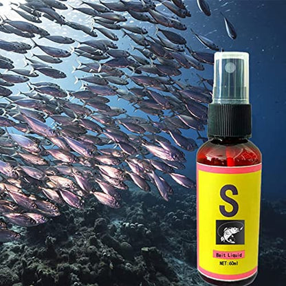 Scent Fish Attractants for Baits - 60ml Natural High Concentration Fish Bait, Safe & Effective Fish Bait Attractant Enhancer Liquid, Practical Anglers Fishing Equipment Accessories - color: 3 PCS
