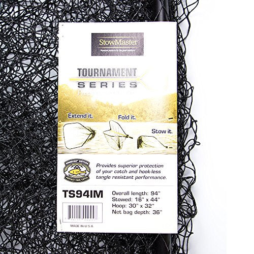 TS94IM Tournament Series Precision Landing Net, Gold/Black