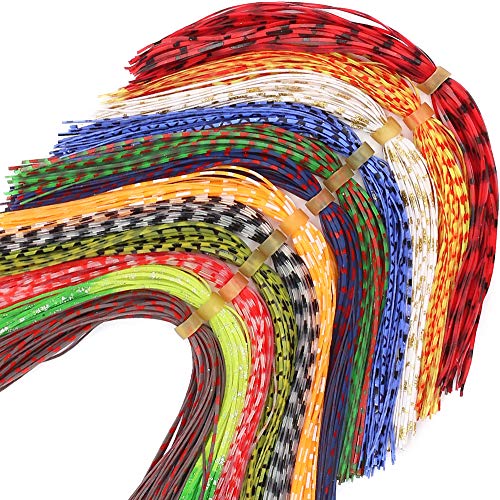 Fly-Tying-Materials-Rubber-Legs-Silicone-Rubber-Skirt 12-24 Colors Fly Tying Supplies - color: 12 Colors kit