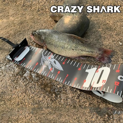 Fish Ruler Tape Measure, Measuring Tape 150cm Waterproof PVC Fishing Ruler Portable Folding Fish Measure Board Tool for Kayak Boat Outdoor Fishing Accessories
