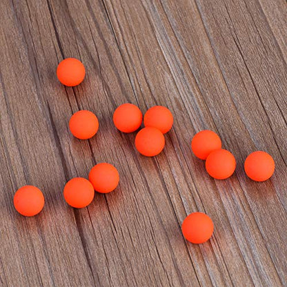 100Pcs Fishing Floats Balls, Foam Fishing Bobbers Buoyancy Ball Red Pompano Rigs Rig Floats Strike Indicator for Fishing Tackle Accessory 0.5inch (6#)