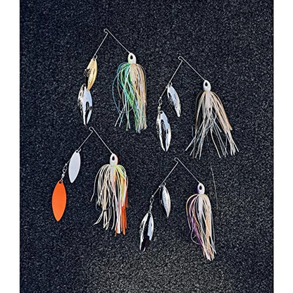 Berkley Power Blade Compact Fishing Spinnerbaits - color: Herring/Silver + Silver, size: 3/8 oz - Willow Willow