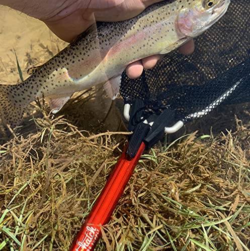Fly Fishing Trout Folding Landing Net Lightweight Collapsible : Sports & Outdoors
