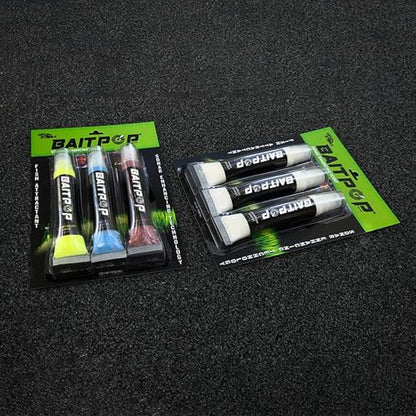 Elite Pro Pack - 3 Count 20ml Elite Tubes with Sparklscales - color: Scott Martin #1 - Chartreuse Shad, Gold Shiner, Crawfish Red