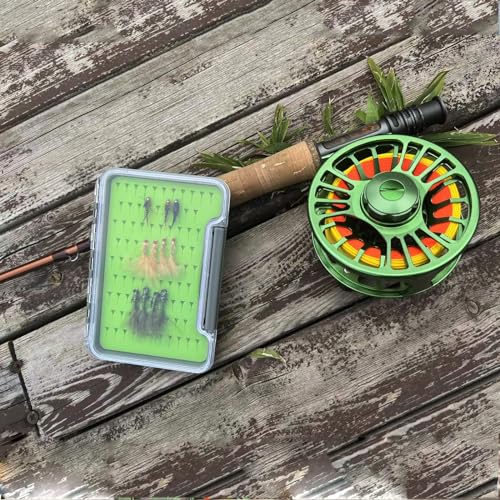 Aventik Fly Fishing Boxes Silicone Super Slim Fishing Storage Fishing Tackle Case Waterproof Best Pocket Sizes 7.36"X4.02"X0.63"/5.39"X3.74" X0.63''(1pcs-g048mb) - style: 1PC-G048MB:5.39"X3.74" X0.63"