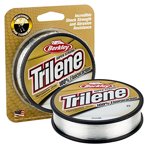 BerkleyTrilene 100% Fluorocarbon Ice Clear 0.010in | 0.25mm - size: 200-Yard/17-Pound