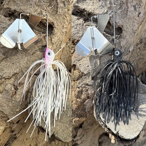 Fishing Lures Buzzbait Spinnerbait Jigs Lure for Bass Pike Fishing Freshwater 5/8oz Bass Fishing Lures