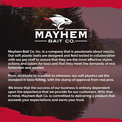 Liquid Mayhem Devils Split 4” – Soft Plastic Lures for Bass & Walleye with Fast Darting Action – Includes Bonus 10ml Attractant – 6 Baits Each Pack - size: 4" Kit - 3 Pack, style: Candy Corn