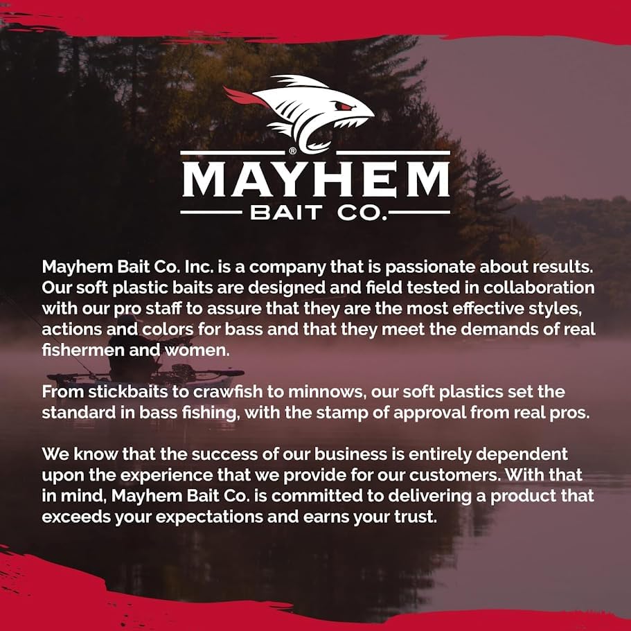 Liquid Mayhem Devils Split 4” – Soft Plastic Lures for Bass & Walleye with Fast Darting Action – Includes Bonus 10ml Attractant – 6 Baits Each Pack - size: 4" Kit - 3 Pack, style: Black Gold