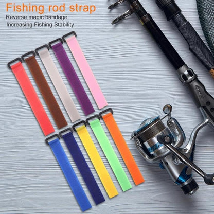 Fishing Pole Fixing Wrap Band, Fishing Rod Holder Strap, Outdoor Fishing Tackle Accessory