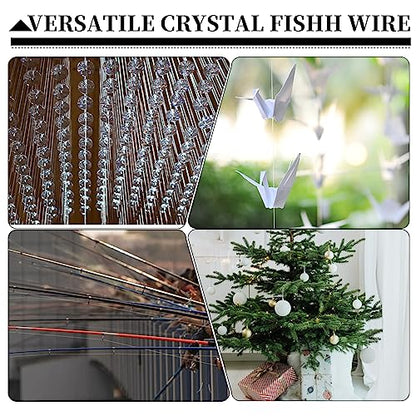 200 Meters Fishing Line, 0.8mm 57LB Clear Nylon Fishing Line for Fishing, Hanging, Crafts