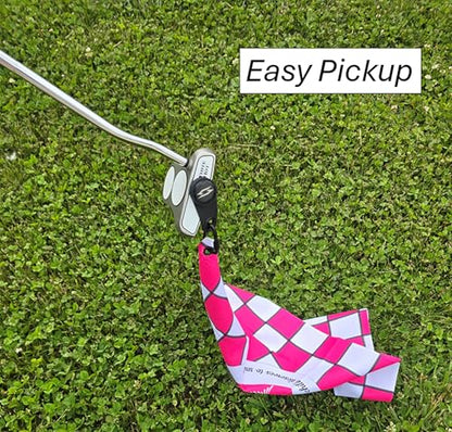 CaddyMag Magnetic Golf Towel with Carabiner & Ball Marker – Get A Towel with Powerful 15lb Magnetic Attachment for Golf Carts and Golf Clubs Putter - color: Magnetic Holder