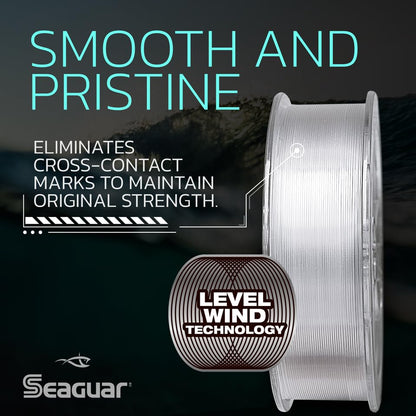 Seaguar Fluoro Premier Saltwater Fishing Line Shock Leader, 100% Fluorocarbon, Multiple Sizes - size: 40lbs/50yds