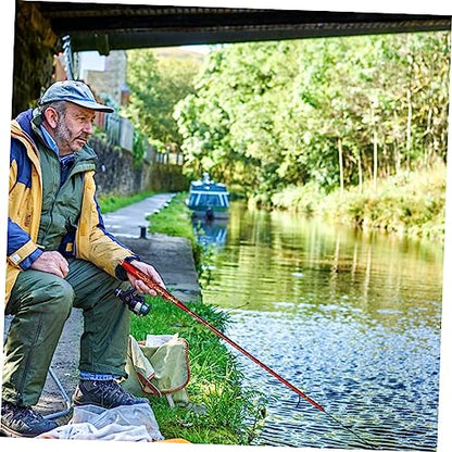 Toyvian Ultra Short Telescopic Fishing Rod Portable Compact Pole Lightweight with Adjustable Handle for Kayaking and Outdoor Use Wear Resistant Design