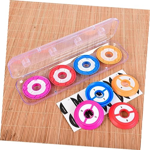 Hemoton 1 Pack Silicone Fishing Line Spools Holder with Storage Box Durable Fishing Line Reels for Tackle Accessories Material