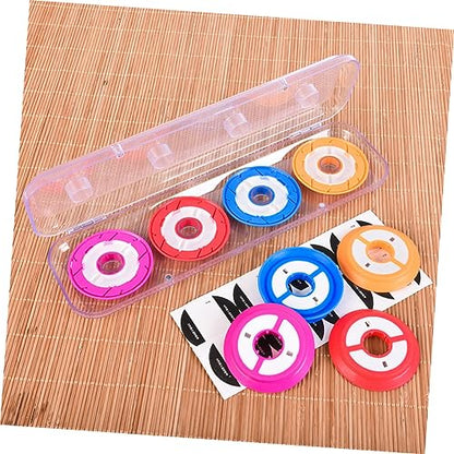 Hemoton 1 Pack Silicone Fishing Line Spools Holder with Storage Box Durable Fishing Line Reels for Tackle Accessories Material