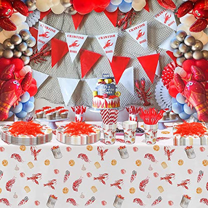 20 Pcs Mini Lobster Claw Crawfish Boil Party Supplies Soft TPR Lobster Food Models Fake Crawfish Party Decorations for Early Education Teaching Aids, Pendants, Party Shooting Props,Sea Creature Models