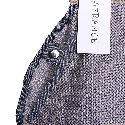 Raprance Fly Fishing Vest Backpack - Adjustable Lightweight and Quick-Dry, with 17 Pocketsfor Trout Bass Saltwate - color: Fv01-khaki