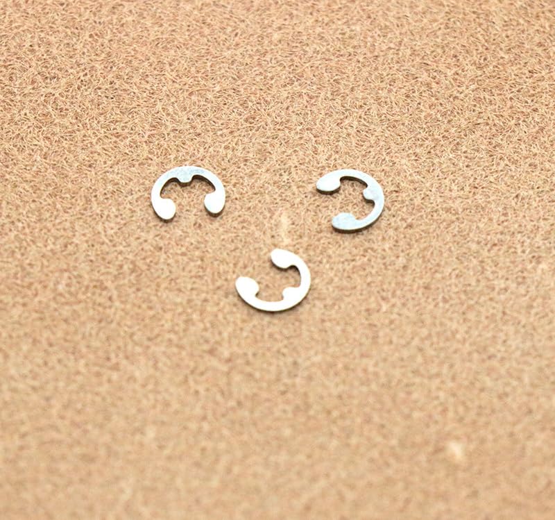 Pack of 5 Set Replace Parts New Shape Circlip Clasp,Gasket,Stainless Steel Parts,Baitcasting Reel Fishing Wheel Install Refit Repair Accessories for ABU C4 C3 OMOTO