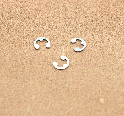 Pack of 5 Set Replace Parts New Shape Circlip Clasp,Gasket,Stainless Steel Parts,Baitcasting Reel Fishing Wheel Install Refit Repair Accessories for ABU C4 C3 OMOTO