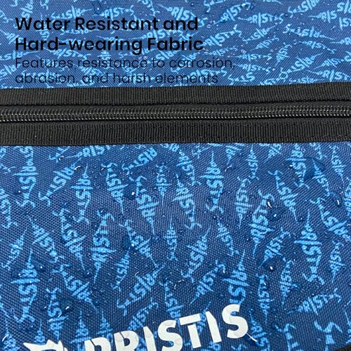 Pristis Convenient Soft Bait Storage Bag Set, Soft Bait Binder & 25 Pack #3 High Strength Fishing Snap Swivels, A Neat Option for Angler